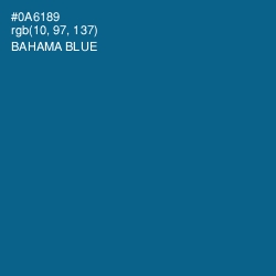 #0A6189 - Bahama Blue Color Image
